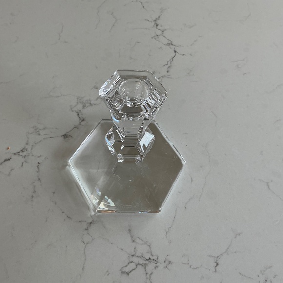 Val St. Lambert crystal candle holder - Picture 3 of 3